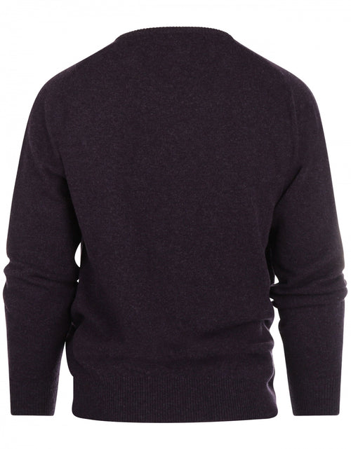 William Lockie Pullover Lamswol V-hals | Elderberry