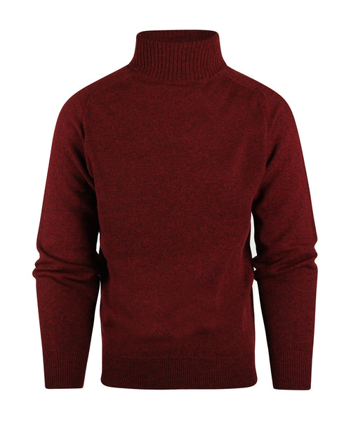 William Lockie Turtleneck Lambswool | Red Velvet