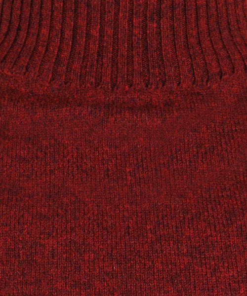 William Lockie Turtleneck Lambswool | Red Velvet