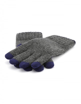 Warm Wool Mix Glove | Anthracite Grey