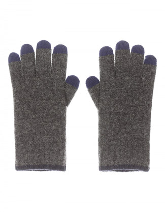 Warm Wool Mix Glove | Anthracite Grey