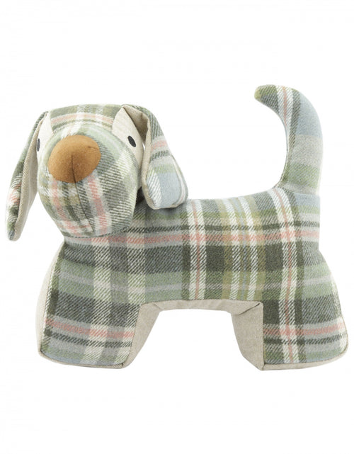 Tweed doorstop | Dog Green