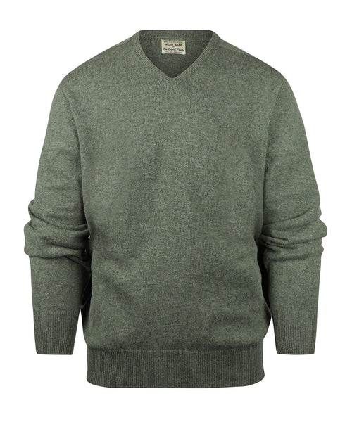 Pullover Lamswol dutch fit v-hals | Landscape