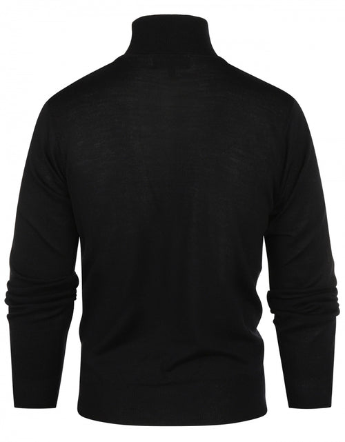 Turtleneck Merino wool | Black