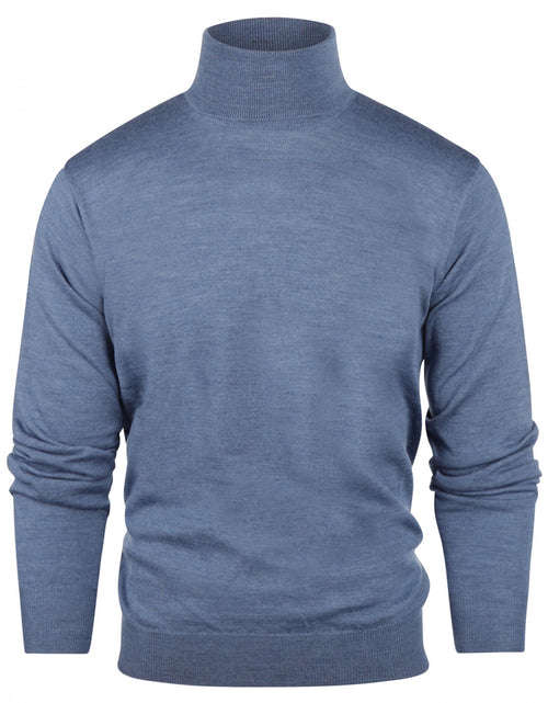 Turtleneck Merino wool | Bleu Mix