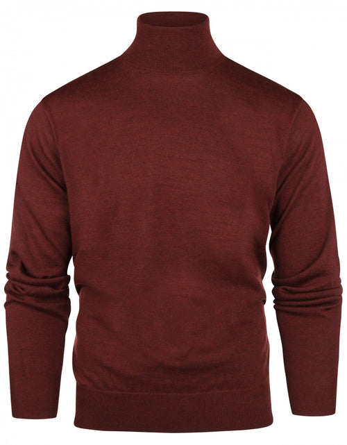 Turtleneck Merino wool | Bordeaux