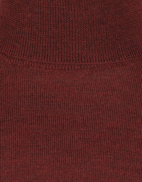 Turtleneck Merino wool | Bordeaux