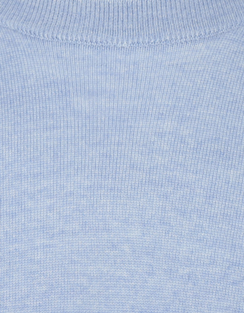 Merino wool round neck sweater | Light Blue