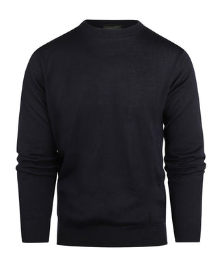 Pullover Merino wol ronde hals | Navy