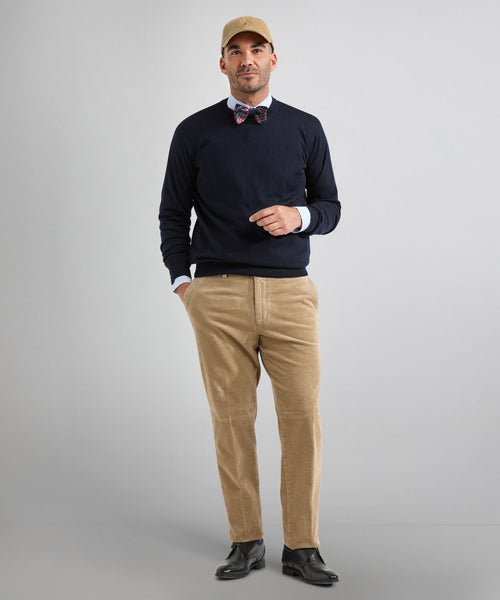 Pullover Merino wol ronde hals | Navy