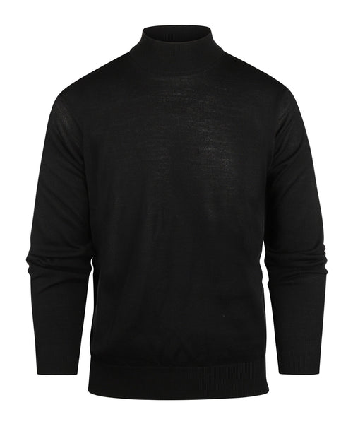 Turtle sweater Merino wool | Black