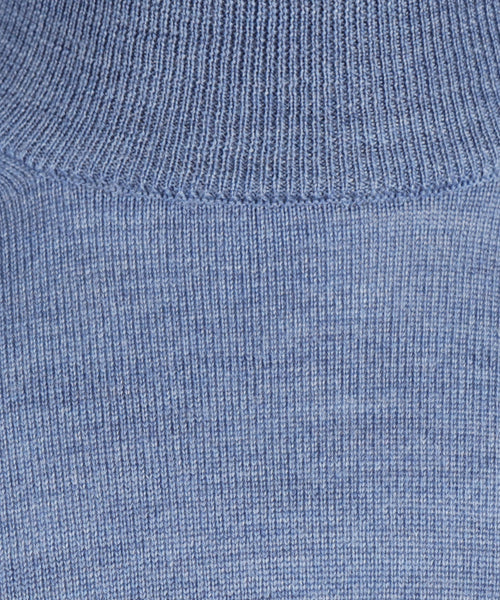 Turtle sweater Merino wool | Blue Mix