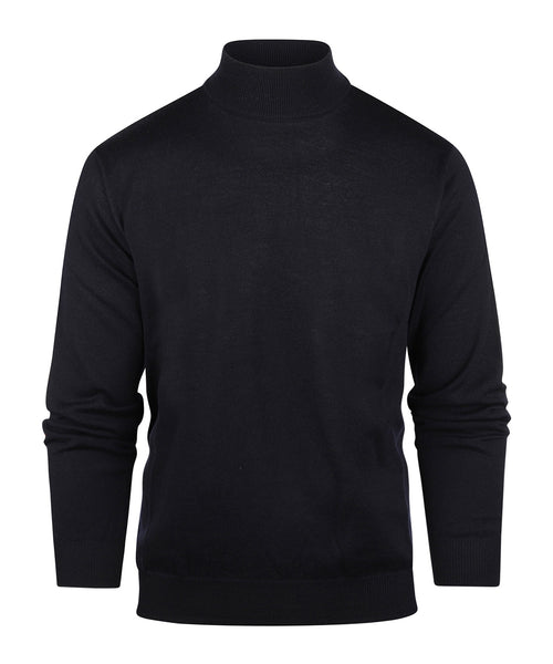 Turtle sweater Merino wool | Navy