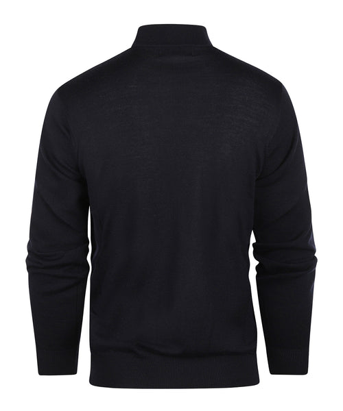 Turtle sweater Merino wool | Navy