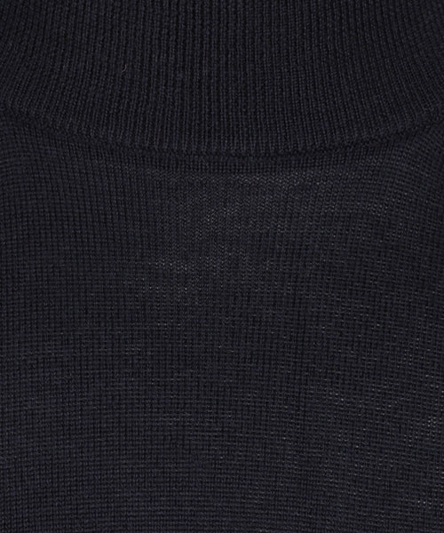 Turtle sweater Merino wool | Navy