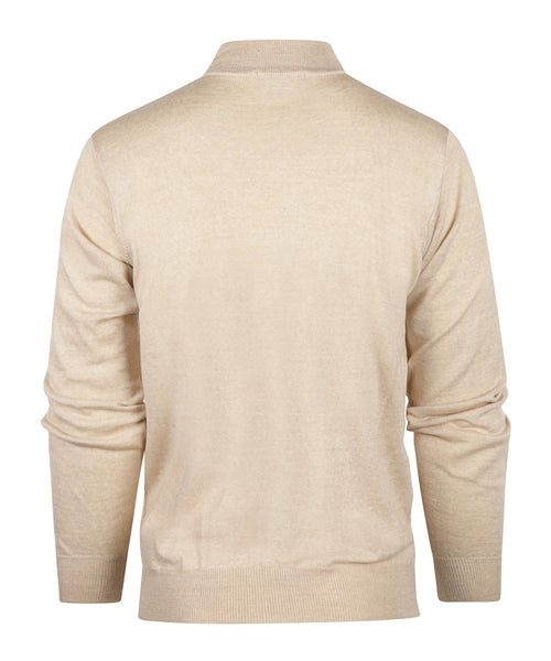 Turtle trui Merino wol | Beige