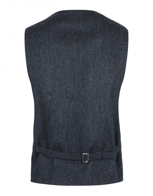 Harris Tweed Gilet | Blue