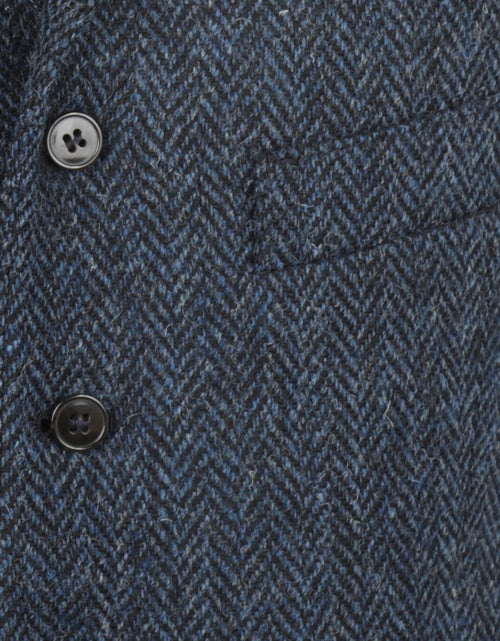 Harris Tweed Gilet | Blue