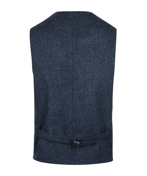 Harris Tweed Gilet | Blauw