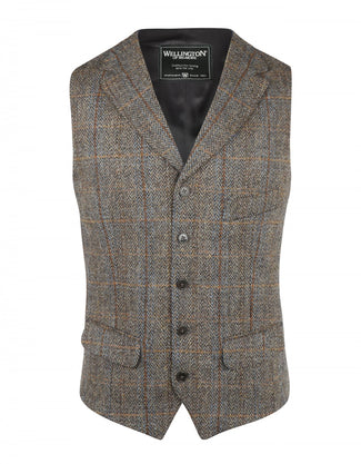 Harris Tweed Gilet | Green