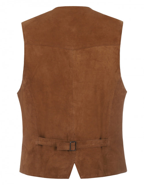 Gilet Suede | Brown