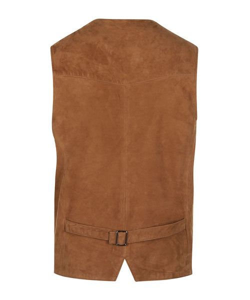 Gilet Suede | Brown