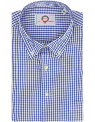 Elliot Shirt Button Down Lange Mouw | Blauw