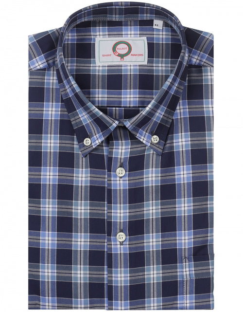 Elliot Shirt Button Down Lange Mouw | Blauw