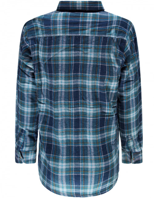 Gevoerd Iers Shirt | Blauw