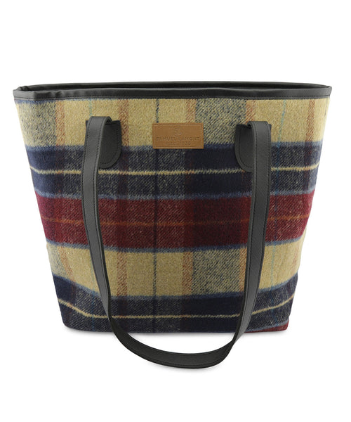 Stijlvolle Tweed Tas | Rood