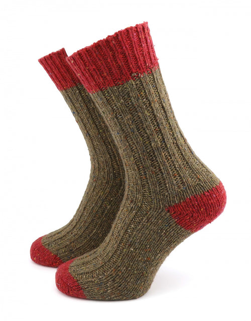 Flecks men's socks | Brown