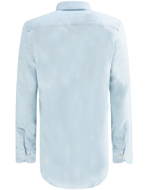 Shirt linen long sleeves | Blue