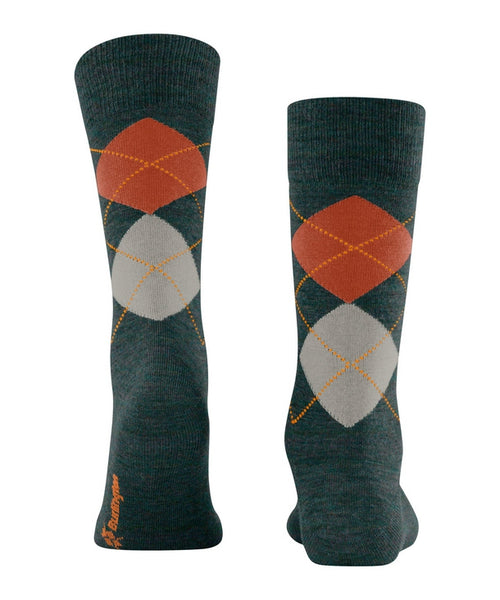 Edinburgh Melange Men's Socks | Green