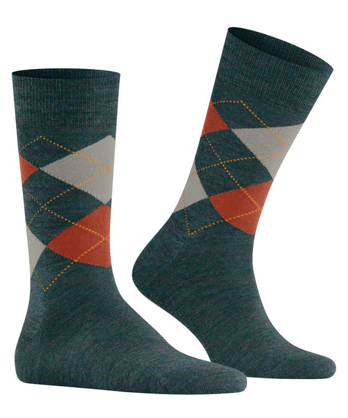 Edinburgh Melange Men's Socks | Green