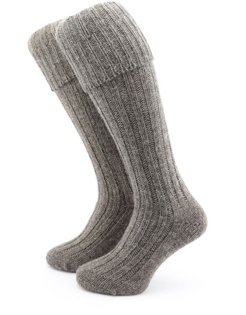 Jacobs sheep men's knee socks 40-46 | Brown