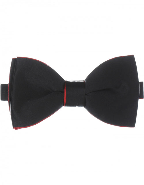 Contrast color bow | Black