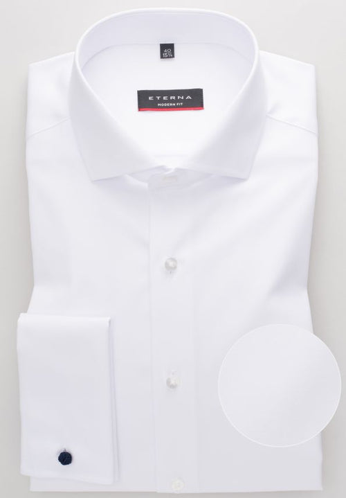 Eterna Shirt Double Cuff Modern Fit | White