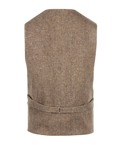 Irish Tweed Gilet | Brown