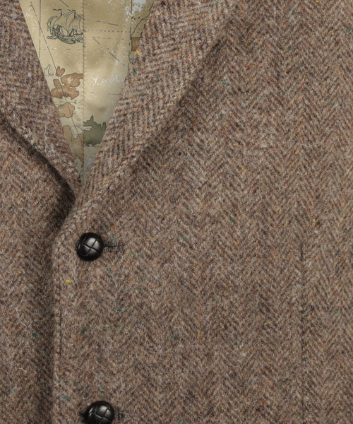 Irish Tweed Gilet | Brown