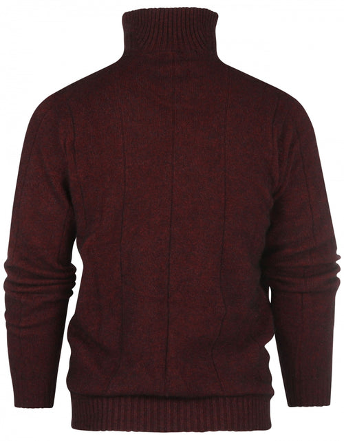 Trui Javelin hoge rits | Bordeaux Rood