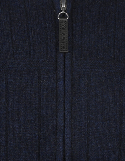 Noble Wilde Zip Vest Lancaster | Navy Blue