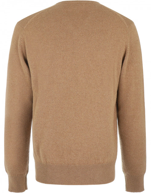 Pullover V-Neck Camelhair | Natural