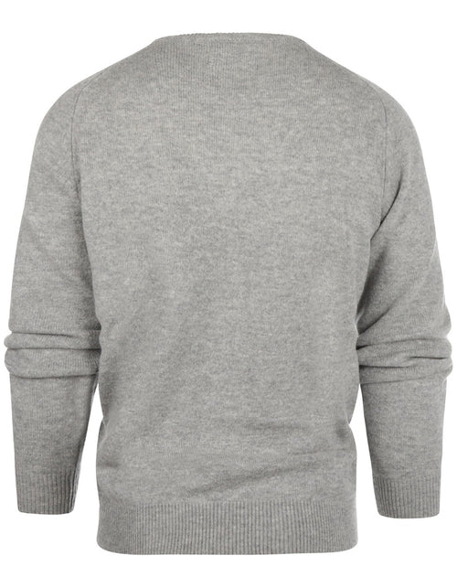 Pullover Lambswool round neck | Grey