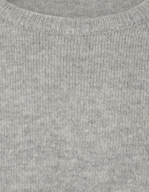 Pullover Lambswool round neck | Grey