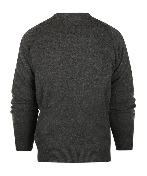 Pullover Lambswool round neck | Anthracite Grey