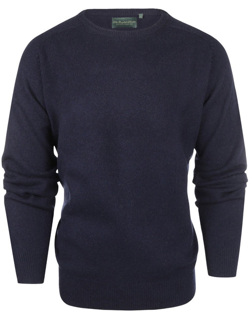 Pullover Lambswool round neck | Navy Blue