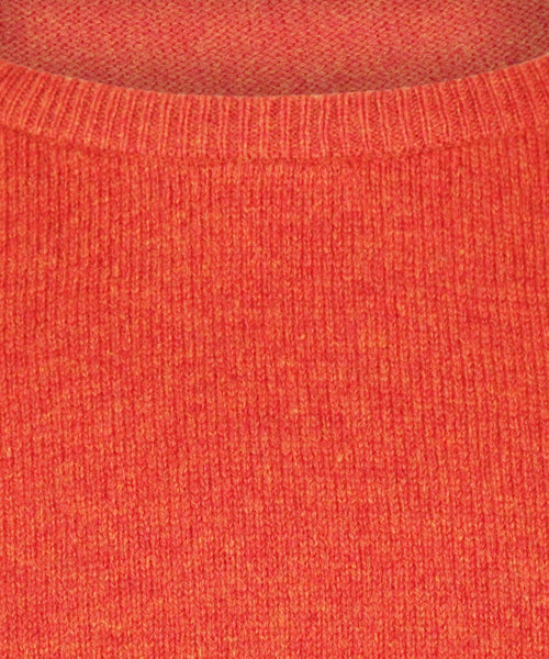 Pullover Lambswool round neck | Red