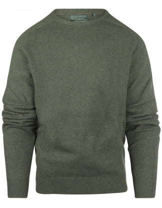 Pullover Lamswol ronde hals | Groen