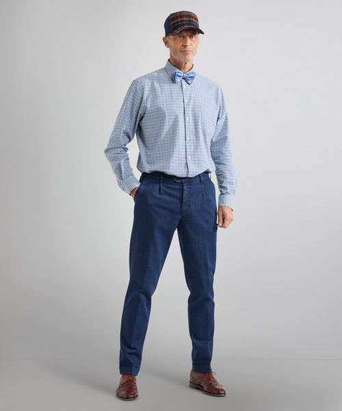 Katoenen Overhemd Button Down Regular Fit | Blauw