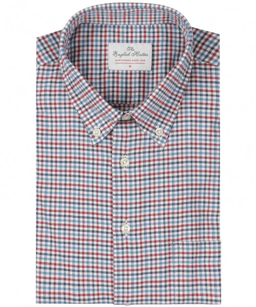 Cotton Shirt Button Down Regular Fit | Blue